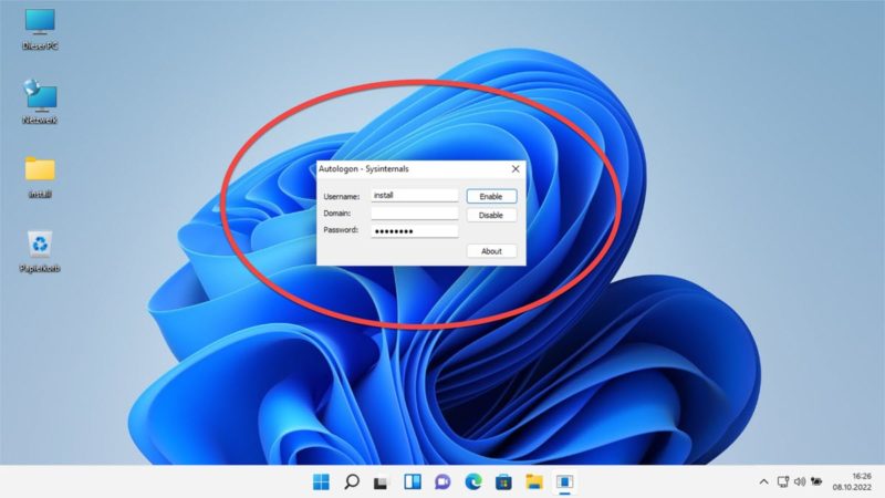 Windows 11 Autologon - Windows Tools und Software