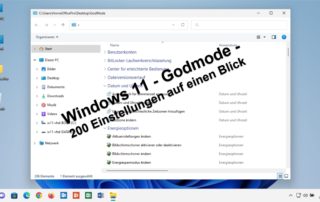 Windows 11 Godmode