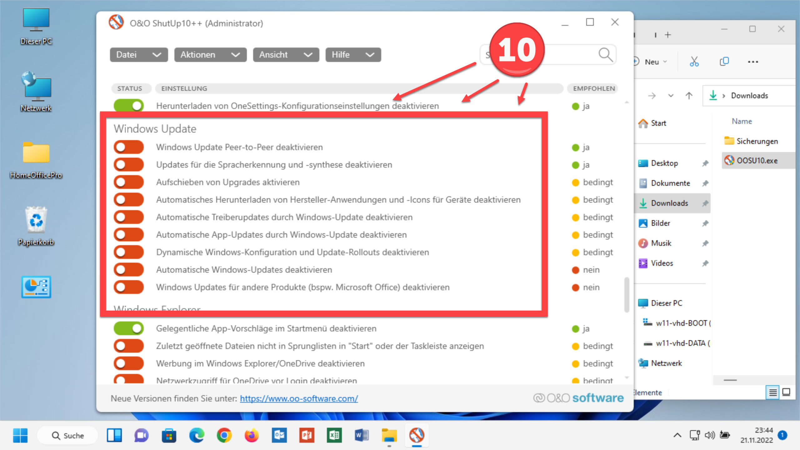 Windows Updates deaktivieren